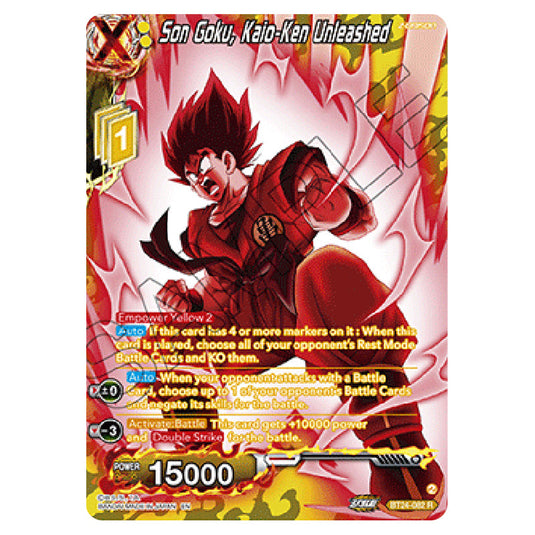 Dragon Ball Super - B24 - Beyond Generations - Son Goku, Kaio-Ken Unleashed - BT24-082-SPR