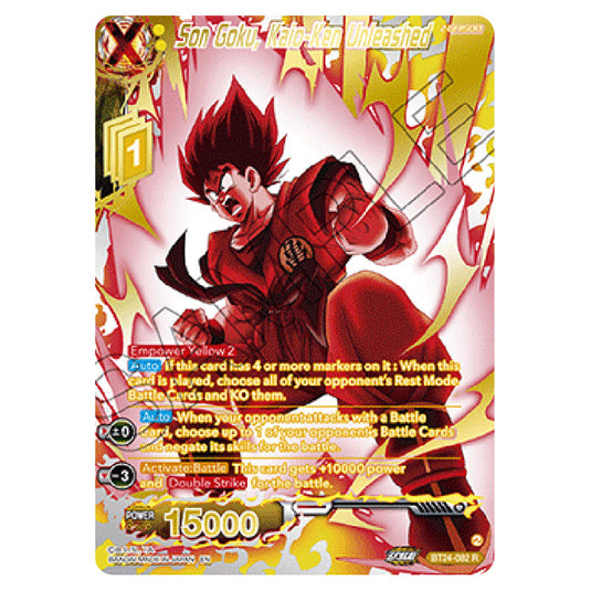 Dragon Ball Super - B24 - Beyond Generations - Son Goku, Kaio-Ken Unleashed - BT24-082-SPR02