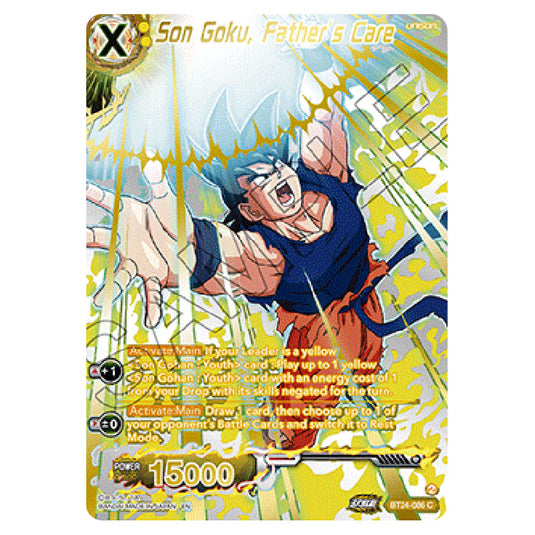 Dragon Ball Super - B24 - Beyond Generations - Son Goku, Father’s Care - BT24-086-SPR02