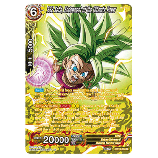 Dragon Ball Super - B24 - Beyond Generations - SS2 Kefla, Endowment of the Ultimate Power - BT24-108_PR