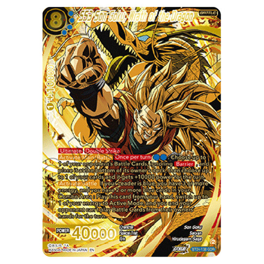 Dragon Ball Super - B24 - Beyond Generations - SS3 Son Goku, Wrath of the Dragon - BT24-138_PR