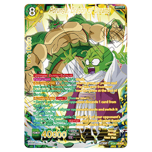 Dragon Ball Super - B24 - Beyond Generations - Porunga, Dragon of Dreams - BT24-140_PR