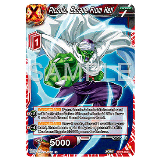 Dragon Ball Super - B26 - Ultimate Advent - Piccolo, Escape From Hell - BT26-004