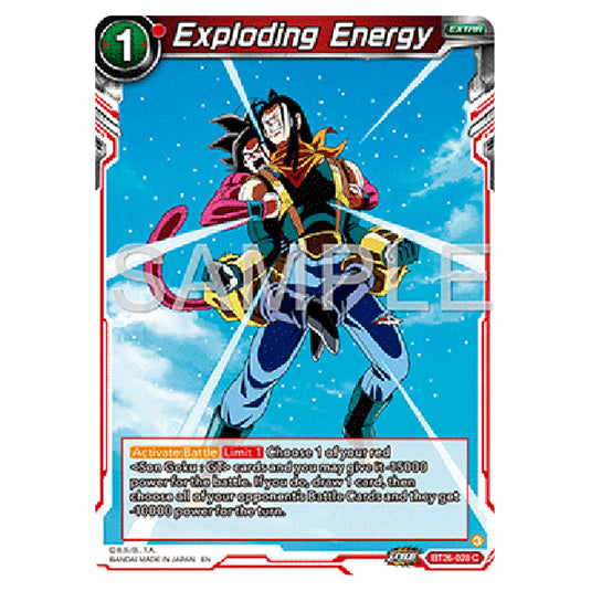 Dragon Ball Super - B26 - Ultimate Advent - Exploding Energy - BT26-028