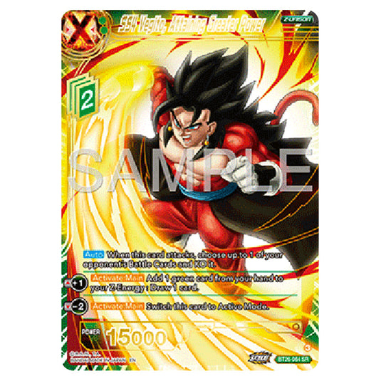 Dragon Ball Super - B26 - Ultimate Advent - SS4 Vegito, Attaining Greater Power - BT26-064