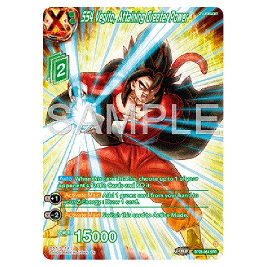 Dragon Ball Super - B26 - Ultimate Advent - SS4 Vegito, Attaining Greater Power - BT26-064a