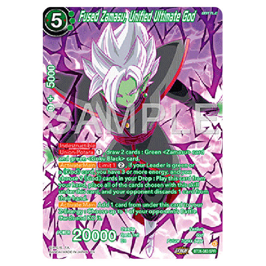 Dragon Ball Super - B26 - Ultimate Advent - Fused Zamasu, Unified Ultimate God - BT26-083a