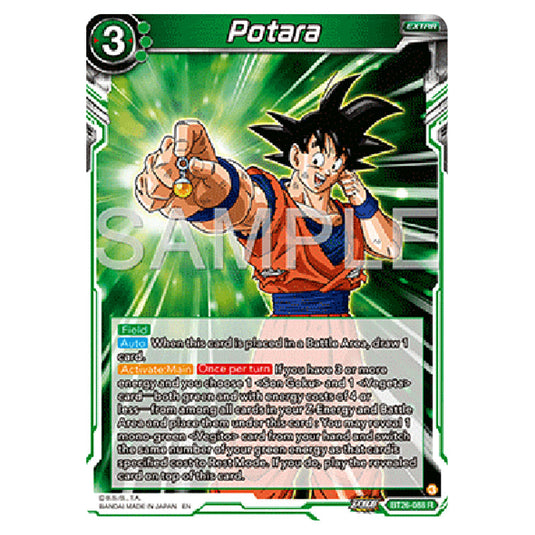 Dragon Ball Super - B26 - Ultimate Advent - Potara - BT26-088