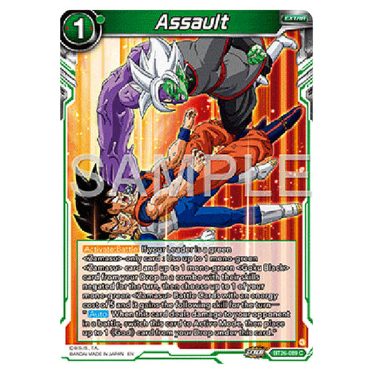 Dragon Ball Super - B26 - Ultimate Advent - Assault - BT26-089