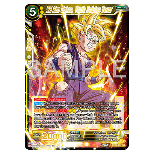 Dragon Ball Super - B26 - Ultimate Advent - SS Son Gohan, Youth Defying Terror - BT26-101