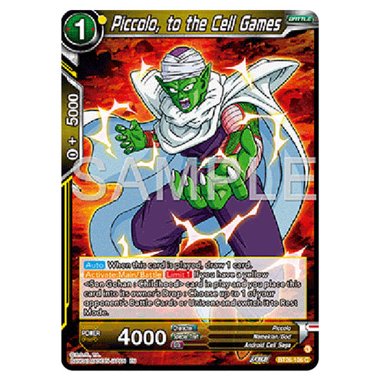 Dragon Ball Super - B26 - Ultimate Advent - Piccolo, to the Cell Games - BT26-106