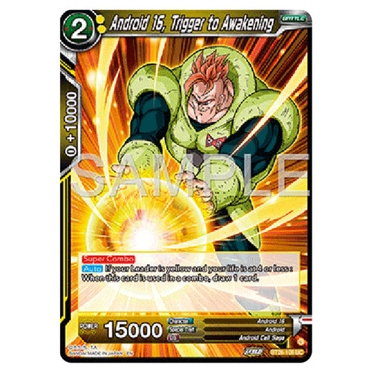 Dragon Ball Super - B26 - Ultimate Advent - Android 16, Trigger to Awakening - BT26-108