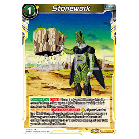 Dragon Ball Super - B26 - Ultimate Advent - Stonework - BT26-119