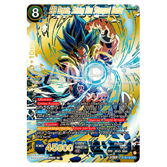 Dragon Ball Super - B26 - Ultimate Advent - SSB Gogeta, Shining Blue Strongest Warrior - BT26-138