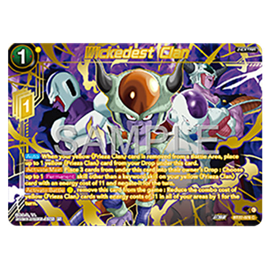 Wickedest Clan BT27-070_PR card from the Dragon Ball Super Card Game set B27 - History of Z