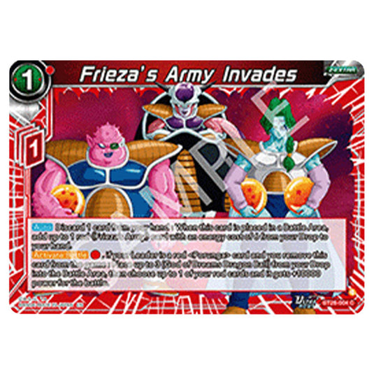 Frieza’s Army Invades Common card from the Dragon Ball Super Card Game set Prismatic Clash