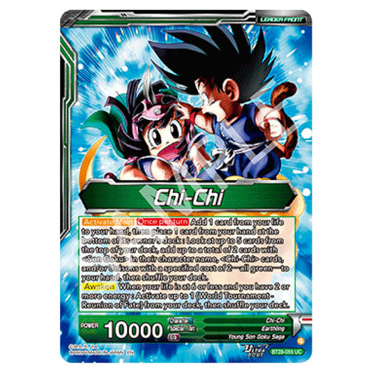 Chi-Chi // Chi-Chi, Maiden Spirit Alternate Art card from the Dragon Ball Super Card Game set Prismatic Clash