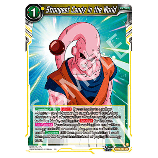 Strongest Candy in the World Uncommon card from the Dragon Ball Super Card Game set Prismatic Clash