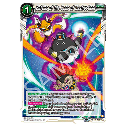 Battles of the Gods of Destruction Uncommon card from the Dragon Ball Super Card Game set Prismatic Clash