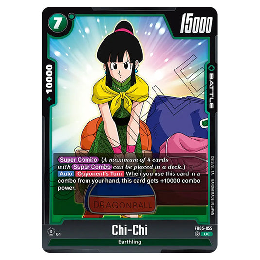 Chi-Chi FB05-055 card from the Dragon Ball Super Card Game Fusion World set FB05 - New Adventure