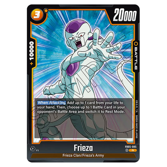 Frieza FB05-085 card from the Dragon Ball Super Card Game Fusion World set FB05 - New Adventure