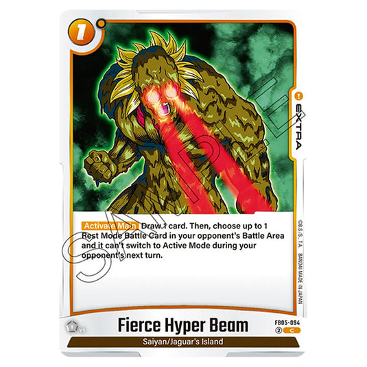 Fierce Hyper Beam FB05-094 card from the Dragon Ball Super Card Game Fusion World set FB05 - New Adventure