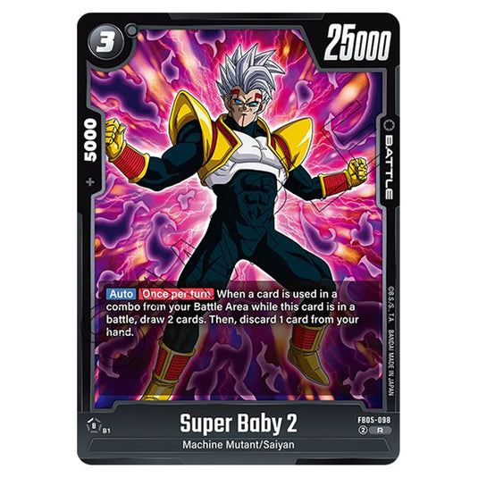 Super Baby 2 FB05-098 card from the Dragon Ball Super Card Game Fusion World set FB05 - New Adventure