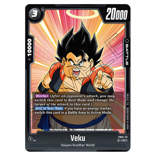 Veku FB05-111 card from the Dragon Ball Super Card Game Fusion World set FB05 - New Adventure