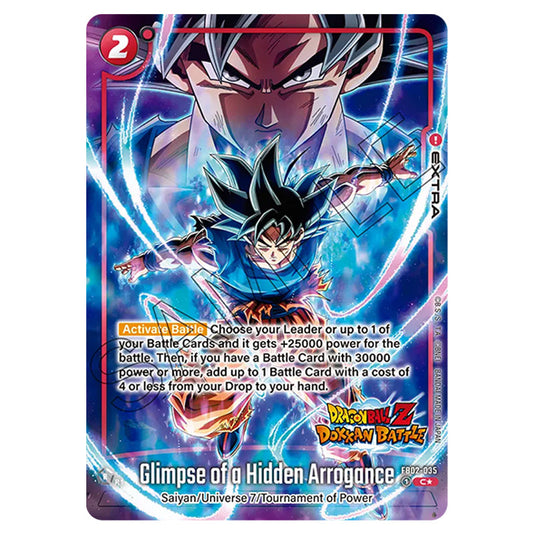 Glimpse of a Hidden Arrogance FB02-035 card from the Dragon Ball Super Card Game Fusion World set FB05 - New Adventure