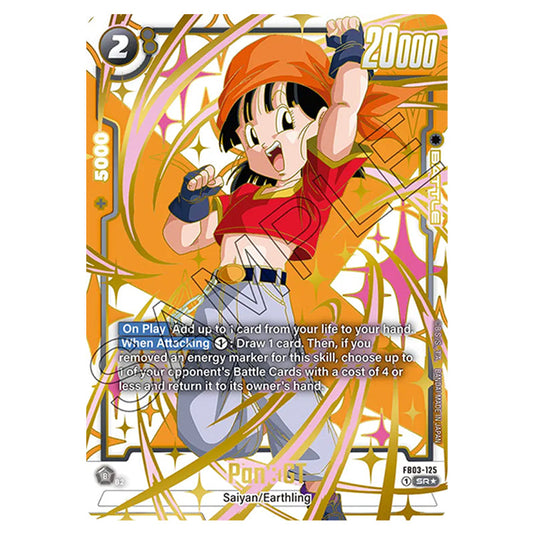 Pan : GT FB03-125 card from the Dragon Ball Super Card Game Fusion World set FB05 - New Adventure