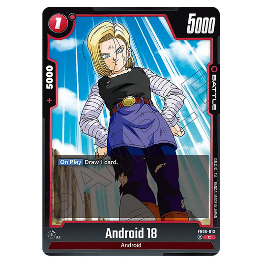 Dragon Ball Super - Fusion World - FB06 - Rivals Clash - Android 18