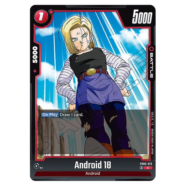 KAZ PERFECT SKILL vol.6 超実戦チームディフェンス編 Dragon Ball Super - Fusion World - FB06 - Rivals Clash - Android 18 -