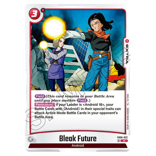 Bleak Future EXTRA card from the Dragon Ball Super Card Game Fusion World set FB06 - Rivals Clash