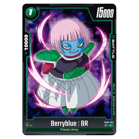 Berryblue : BR BATTLE card from the Dragon Ball Super Card Game Fusion World set FB06 - Rivals Clash