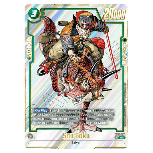 Son Goku SB01-023a card from the Dragon Ball Super Card Game Fusion World set SB01 - Manga Booster