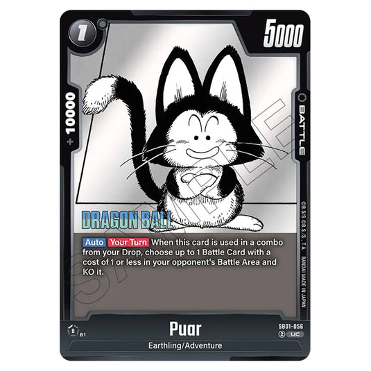 Puar SB01-056 card from the Dragon Ball Super Card Game Fusion World set SB01 - Manga Booster