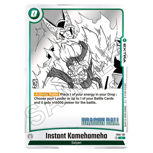 Instant Kamehameha FB01-101 card from the Dragon Ball Super Card Game Fusion World set SB01 - Manga Booster