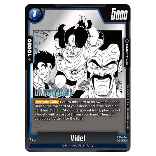 Videl FB04-041 card from the Dragon Ball Super Card Game Fusion World set SB01 - Manga Booster