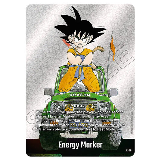 Energy Marker E-48 card from the Dragon Ball Super Card Game Fusion World set SB01 - Manga Booster