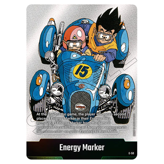 Energy Marker E-50 card from the Dragon Ball Super Card Game Fusion World set SB01 - Manga Booster
