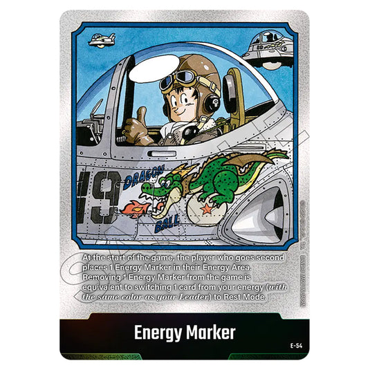 Energy Marker E-54 card from the Dragon Ball Super Card Game Fusion World set SB01 - Manga Booster