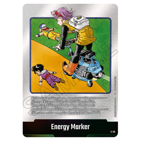Energy Marker E-56 card from the Dragon Ball Super Card Game Fusion World set SB01 - Manga Booster