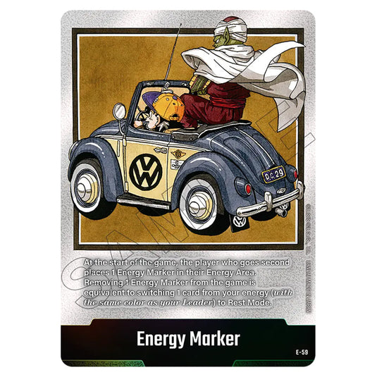 Energy Marker E-59 card from the Dragon Ball Super Card Game Fusion World set SB01 - Manga Booster