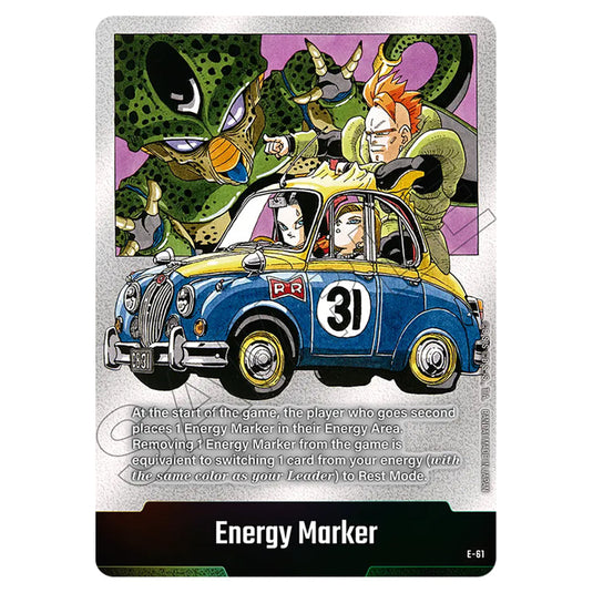 Energy Marker E-61 card from the Dragon Ball Super Card Game Fusion World set SB01 - Manga Booster