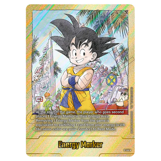 Energy Marker E-44a card from the Dragon Ball Super Card Game Fusion World set SB01 - Manga Booster