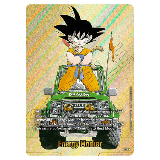 Energy Marker E-48a card from the Dragon Ball Super Card Game Fusion World set SB01 - Manga Booster
