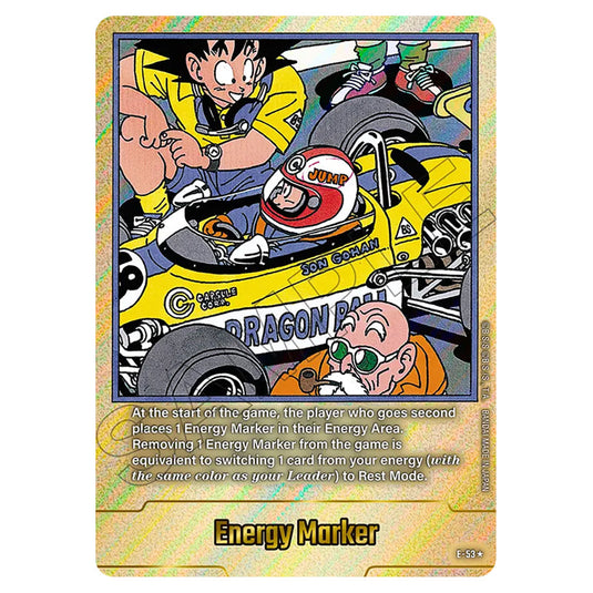 Energy Marker E-53a card from the Dragon Ball Super Card Game Fusion World set SB01 - Manga Booster