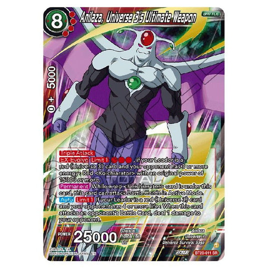Dragon Ball Super - B20 - Power Absorbed - Anilaza, Universe 3's Ultimate Weapon - BT20-011