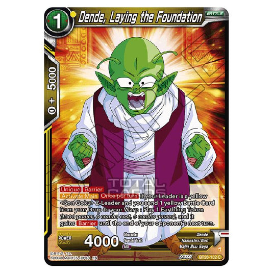 Dragon Ball Super - B20 - Power Absorbed - Dende, Laying the Foundation - BT20-102