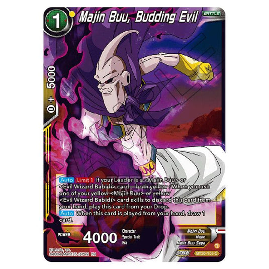 Dragon Ball Super - B20 - Power Absorbed - Majin Buu, Budding Evil - BT20-105